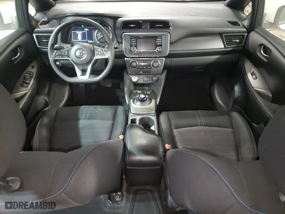2018 Nissan LEAF S with VIN 1N4AZ1CP6JC311673, listed as a Copart auction lot 48239055 with 52,693 mi miles and Clean Title. Bid and sale history available at carsss.com. Image 8.