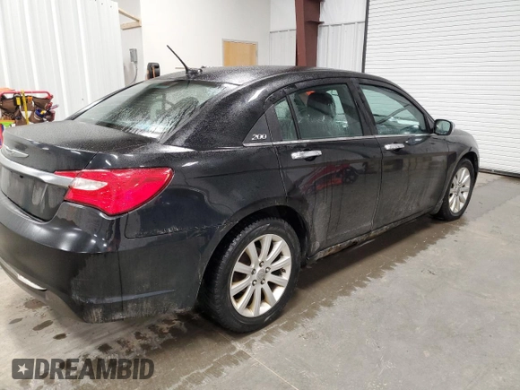 2013 Chrysler 200 Limited with VIN 1C3CCBCB5DN721554, listed as a Copart auction lot 49974185 with 162,668 mi miles and Salvage Title. Bid and sale history available at carsss.com. Image 3.