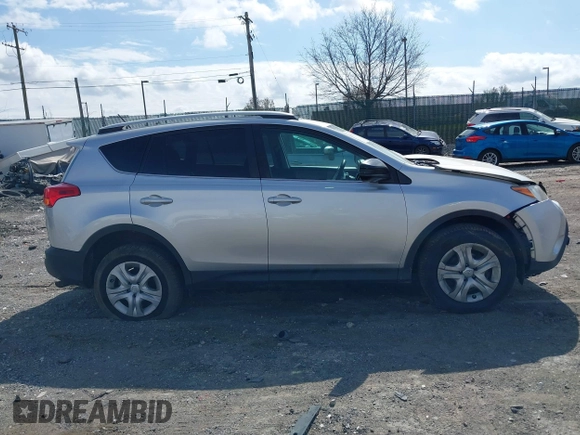 2015 Toyota RAV4 LE with VIN 2T3BFREV4FW299531, listed as a IAAI auction lot 41914476 with 105,689 mi miles. Bid and sale history available at carsss.com. Image 13.