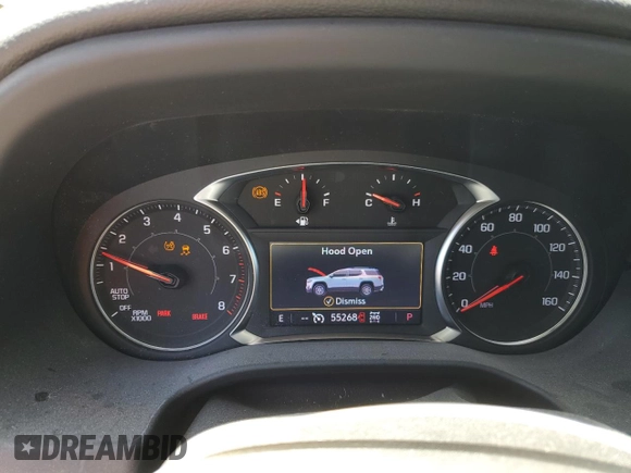 2023 GMC Acadia SLT with VIN 1GKKNUL48PZ120798, listed as a Copart auction lot 49889735 with 55,268 mi miles and Salvage Title. Bid and sale history available at DreamBid. Image 9.