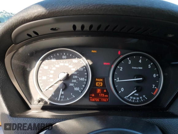 2013 BMW X5 xDrive35i with VIN 5UXZV4C56D0E02961, listed as a Copart auction lot 43245075 with 168,726 mi miles and Clean Title. Bid and sale history available at carsss.com. Image 9.