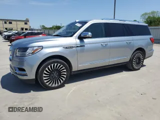 2020 Lincoln Navigator Black Label z VIN 5LMJJ3TT5LEL05146, wystawiony jako Copart lot #53471835 z przebiegiem 42 863 mil mil oraz Szkody całkowita. Historia ofert i sprzedaży dostępna na DreamBid. Obrazek 1.