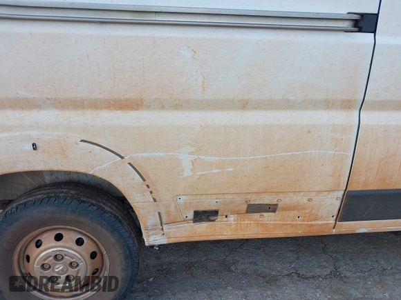 2023 Ram ProMaster Cargo with VIN 3C6LRVDGXPE541587, listed as a IAAI auction lot 42218217 with 65,963 mi miles and . Bid and sale history available at carsss.com. Image 17.
