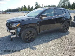2020 Jeep Compass Latitude with VIN 3C4NJCBB8LT166292, listed as a Copart auction lot 59352365 with 81,397 mi miles and Salvage title. Bid and sale history available at DreamBid. Image 1.