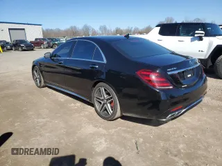 2018 Mercedes-Benz S 63 AMG with VIN WDDUG8JB0JA361449, listed as a Copart auction lot 50088175 with 41,420 mi miles and Salvage Title. Bid and sale history available at DreamBid. Image 2.