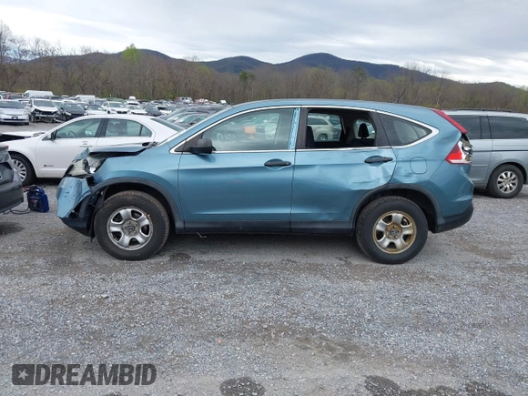 2013 Honda CR-V LX with VIN 5J6RM4H38DL077831, listed as a IAAI auction lot 41937886 with 183,190 mi miles and . Bid and sale history available at DreamBid. Image 14.