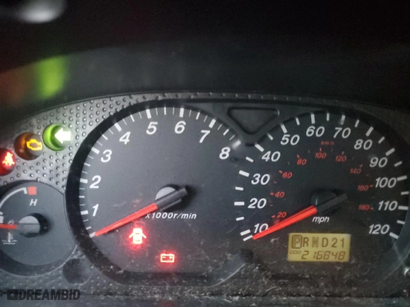 2003 Mazda Tribute LX with VIN 4F2YZ94133KM20084, listed as a Copart auction lot 82598104 with 216,848 mi miles and Salvage Title. Bid and sale history available at carsss.com. Image 9.