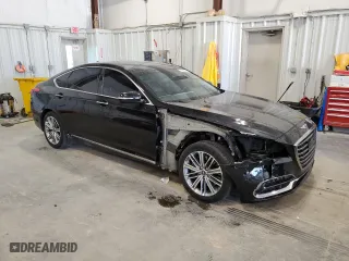 2018 Genesis G80 3.8L with VIN KMHGN4JE7JU232778, listed as a Copart auction lot 77440294 with 71,623 mi miles and Non Repairable. Bid and sale history available at carsss.com. Image 4.
