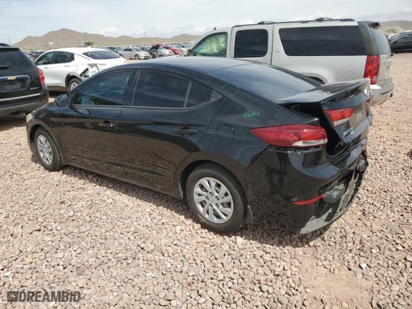 2018 Hyundai Elantra SE with VIN KMHD74LFXJU609445, listed as a Copart auction lot 51160485 with 129,148 mi miles and Salvage Title. Bid and sale history available at carsss.com. Image 2.