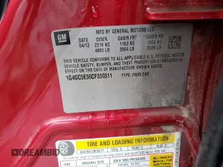 2012 Buick LaCrosse Leather z VIN 1G4GC5E36CF330311, wystawiony jako Copart lot #43263345 z przebiegiem 76 079 mil mil oraz Szkoda całkowita • Salvage title. Historia ofert i sprzedaży dostępna na DreamBid. Obrazek 12.