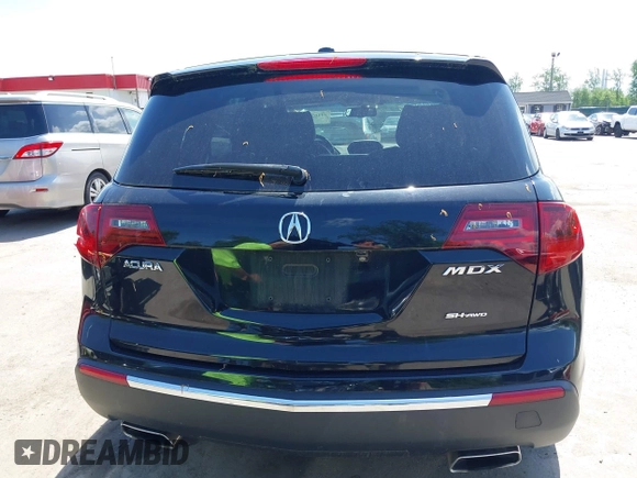2012 Acura MDX Tech Pkg with VIN 2HNYD2H33CH549493, listed as a IAAI auction lot 42165705 with 140,315 mi miles. Bid and sale history available at carsss.com. Image 16.