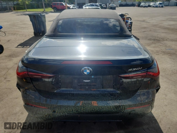 2023 BMW 4 Series 430i with VIN WBA23AT02PCL61138, listed as a Copart auction lot 67364435 with 18,698 mi miles and Salvage title. Bid and sale history available at DreamBid. Image 6.
