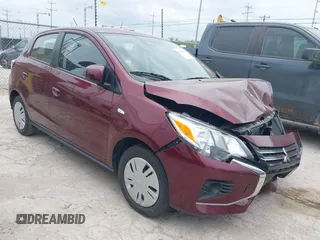 2024 Mitsubishi Mirage ES z VIN ML32AUHJ2RH008144, wystawiony jako IAAI lot #42428790 z przebiegiem 16 363 mil mil oraz . Historia ofert i sprzedaży dostępna na DreamBid. Obrazek 1.