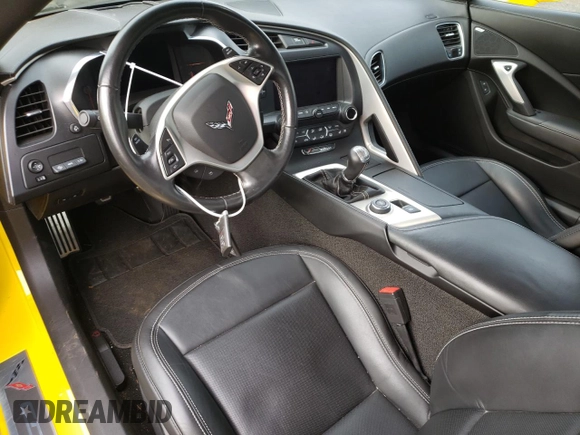 2015 Chevrolet Corvette Z51 2LT with VIN 1G1YJ2D70F5102583, listed as a Copart auction lot 72058602 with 13,818 mi miles. Bid and sale history available at carsss.com. Image 8.