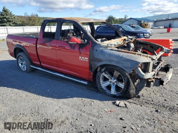 2013 Ram 1500 Sport with VIN 1C6RR7HT3DS599949, listed as a Copart auction lot 75317194 with Not provided miles and Salvage title. Bid and sale history available at DreamBid. Image 4.