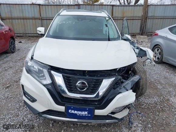 2019 Nissan Rogue SV with VIN JN8AT2MV0KW379907, listed as a IAAI auction lot 41729351 with 52647 miles. Bid and sale history available at carsss.com. Image 11.