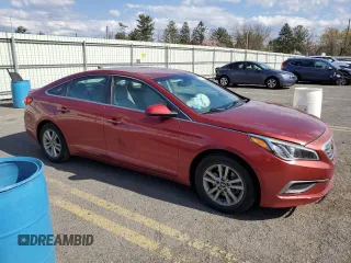 2016 Hyundai Sonata 2.4L with VIN 5NPE24AF2GH292743, listed as a Copart auction lot 52705145 with 41,948 mi miles and Salvage Title. Bid and sale history available at carsss.com. Image 4.