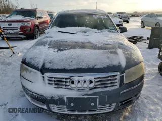2004 Audi A8 L with VIN WAUML44E54N000619, listed as a Copart auction lot 42186195 with 174,331 mi miles and Salvage Title. Bid and sale history available at carsss.com. Image 5.