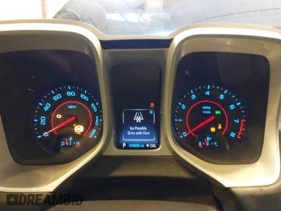 2014 Chevrolet Camaro LT with VIN 2G1FC3D33E9257134, listed as a IAAI auction lot 41743312 with 104,898 mi miles and . Bid and sale history available at DreamBid. Image 7.