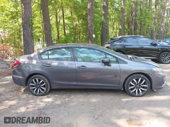 2015 Honda Civic EX-L with VIN 2HGFB2F96FH509201, listed as a IAAI auction lot 42158188 with 170,110 mi miles and . Bid and sale history available at DreamBid. Image 13.