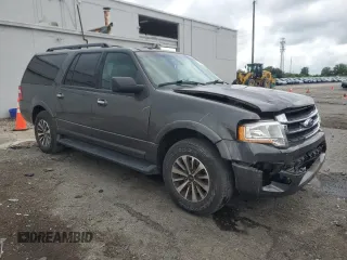 2015 Ford Expedition Max XLT with VIN 1FMJK1JTXFEF04981, listed as a Copart auction lot 55827775 with 96,239 mi miles and Salvage title. Bid and sale history available at DreamBid. Image 4.