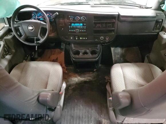 2019 Chevrolet Express Cargo Van with VIN 1GCWGAFG1K1330033, listed as a Copart auction lot 83733644 with 133,362 mi miles and Non Repairable. Bid and sale history available at carsss.com. Image 8.
