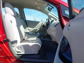 2012 Nissan LEAF SL with VIN JN1AZ0CPXCT025416, listed as a IAAI auction lot 42021742 with 61,301 mi miles. Bid and sale history available at carsss.com. Image 5.