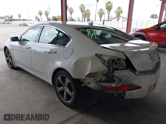 2010 Acura TL Tech with VIN 19UUA8F5XAA018664, listed as a IAAI auction lot 41746252 with 131,930 mi miles. Bid and sale history available at carsss.com. Image 3.