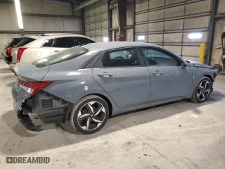 2023 Hyundai Elantra Limited with VIN KMHLP4AG8PU395216, listed as a Copart auction lot 46175485 with 17,382 mi miles and Salvage Title. Bid and sale history available at carsss.com. Image 3.