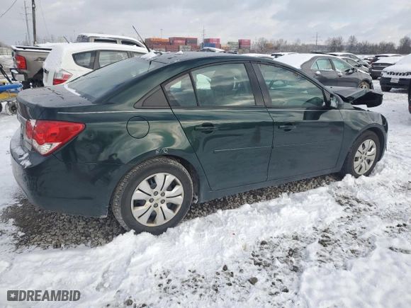 2014 Chevrolet Cruze LS with VIN 1G1PA5SH1E7328675, listed as a Copart auction lot 50074965 with 0 mi miles and Salvage Title. Bid and sale history available at carsss.com. Image 3.
