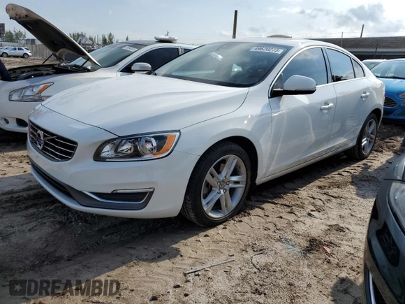 2015 Volvo S60 T5 Drive-E Premier with VIN YV140MFB0F1317291, listed as a Copart auction lot 49620273 with 47,927 mi miles. Bid and sale history available at carsss.com. Image 1.
