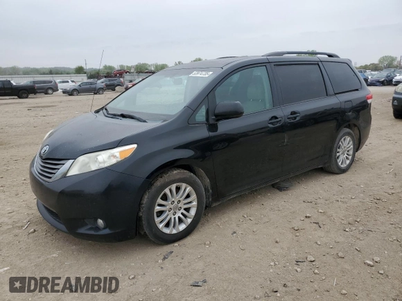 2011 Toyota Sienna XLE AAS with VIN 5TDYK3DC2BS175188, listed as a Copart auction lot 53974735 with 337,316 mi miles and Clean Title. Bid and sale history available at carsss.com. Image 1.
