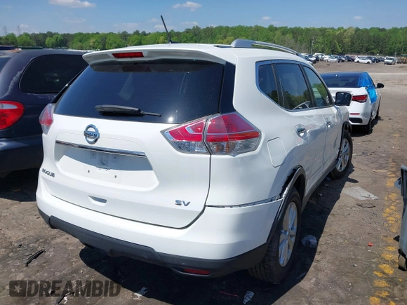 2016 Nissan Rogue SV with VIN JN8AT2MTXGW027004, listed as a IAAI auction lot 41987830 with 82,363 mi miles and . Bid and sale history available at DreamBid. Image 4.