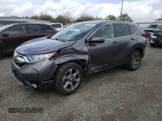 2017 Honda CR-V EX with VIN 2HKRW2H51HH654196, listed as a Copart auction lot 51343995 with 30,451 mi miles and Salvage Title. Bid and sale history available at carsss.com. Image 1.