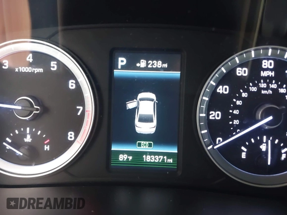 2018 Hyundai Sonata SEL with VIN 5NPE34AF2JH643218, listed as a IAAI auction lot 42139668 with 183,371 mi miles and . Bid and sale history available at carsss.com. Image 15.