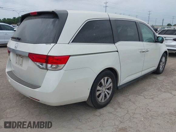 2015 Honda Odyssey EX-L with VIN 5FNRL5H68FB056282, listed as a IAAI auction lot 42177732 with 194,244 mi miles and . Bid and sale history available at DreamBid. Image 4.