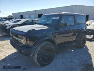2021 Ford Bronco with VIN 1FMDE5AH1MLA74063, listed as a Copart auction lot 42018965 with 66,760 mi miles and Non Repairable. Bid and sale history available at carsss.com. Image 1.