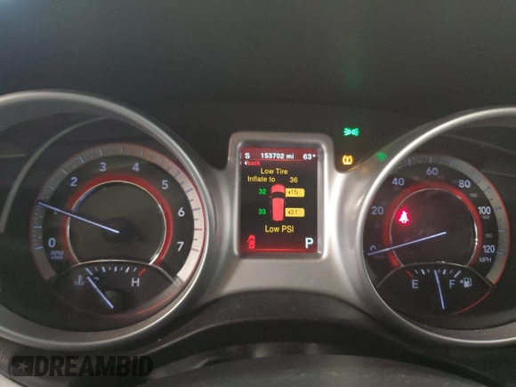 2017 Dodge Journey GT with VIN 3C4PDDEGXHT623589, listed as a Copart auction lot 58144975 with 153,702 mi miles and Clean title. Bid and sale history available at DreamBid. Image 9.
