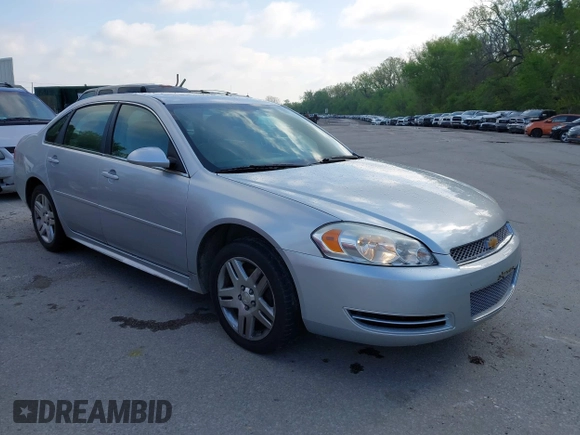 2015 Chevrolet Impala LT with VIN 2G1WB5E39F1129185, listed as a IAAI auction lot 42090159 with 97,249 mi miles and . Bid and sale history available at DreamBid. Image 1.