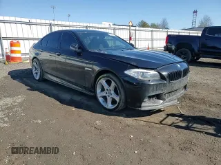 2013 BMW 5 Series 550i xDrive with VIN WBAFU9C59DDY72036, listed as a Copart auction lot 45280555 with 145,588 mi miles and Salvage Title. Bid and sale history available at carsss.com. Image 10.