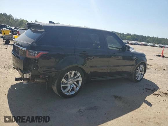 2020 Land Rover Range Rover Sport HSE with VIN SALWR2SU7LA898499, listed as a Copart auction lot 54958835 with 52,703 mi miles and Clean title. Bid and sale history available at DreamBid. Image 3.