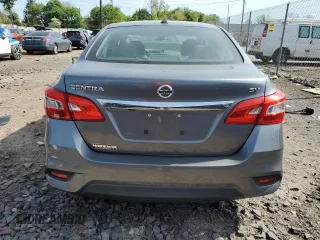 2017 Nissan Sentra SV with VIN 3N1AB7AP2HL707427, listed as a Copart auction lot 54878735 with 86,992 mi miles and Salvage Title. Bid and sale history available at DreamBid. Image 6.