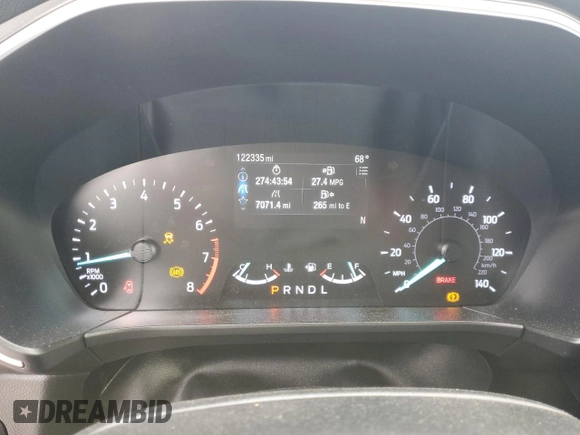 2021 Ford Escape SEL with VIN 1FMCU9H67MUA65808, listed as a Copart auction lot 53209275 with 122,335 mi miles and Clean Title. Bid and sale history available at DreamBid. Image 9.