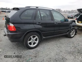 2003 BMW X5 3.0i with VIN 5UXFA53563LV93490, listed as a Copart auction lot 81846624 with 254,679 mi miles and Salvage Title. Bid and sale history available at carsss.com. Image 3.