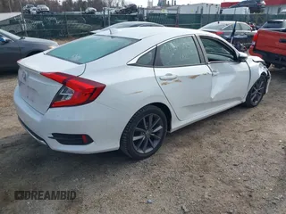 2019 Honda Civic Sedan EX with VIN 19XFC1F34KE018682, listed as a IAAI auction lot 41843545 with 73,992 mi miles. Bid and sale history available at carsss.com. Image 4.