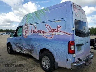 2012 Nissan NV SV with VIN 1N6BF0LY7CN100156, listed as a Copart auction lot 51868045 with Not provided miles and Salvage title. Bid and sale history available at DreamBid. Image 2.