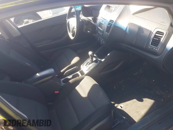 2017 Kia Forte LX with VIN 3KPFK4A79HE045187, listed as a IAAI auction lot 41428484 with 87,938 mi miles. Bid and sale history available at carsss.com. Image 5.