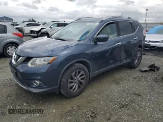 2016 Nissan Rogue SV with VIN 5N1AT2MT7GC844620, listed as a Copart auction lot 48819295 with 88,431 mi miles and Salvage Title. Bid and sale history available at carsss.com. Image 1.
