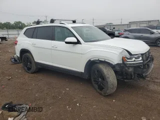 2018 Volkswagen Atlas SEL z VIN 1V2MR2CA4JC595070, wystawiony jako Copart lot #60683785 z przebiegiem 129 540 mil mil oraz Szkoda całkowita • Salvage title. Historia ofert i sprzedaży dostępna na DreamBid. Obrazek 4.