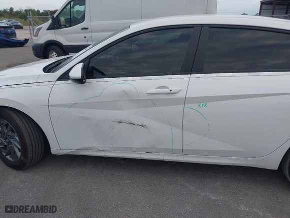 2024 Hyundai Elantra Essential with VIN KMHLM4DG4RU691406, listed as a IAAI auction lot 41264945 with 12,282 mi miles. Bid and sale history available at carsss.com. Image 6.